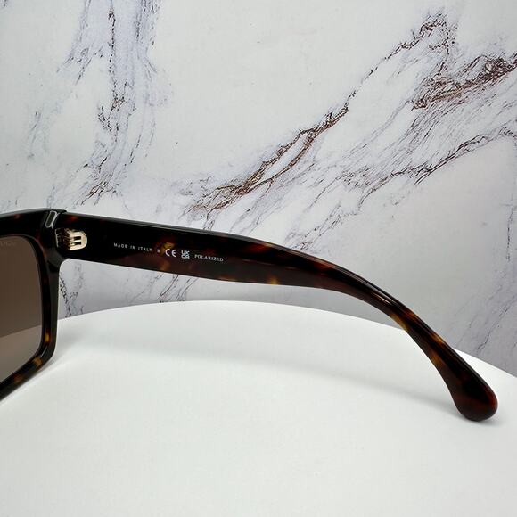 New CHANEL Sunglasses Brown Butterfly Gold Polarized Brown Lens - Picture 10 of 16